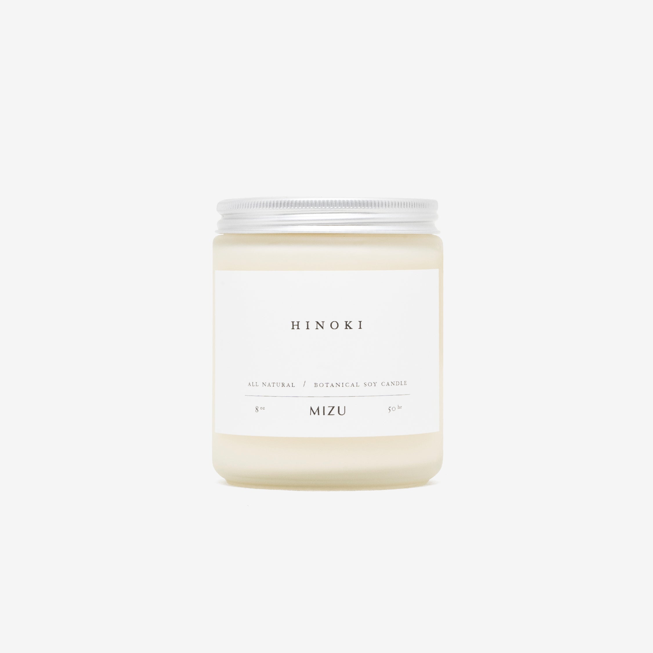 Hinoki essential oil candle